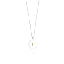 Load image into Gallery viewer, Optimist Prime - Silver Circle Pendant Necklace with Gold Mood - SOON SPACE
